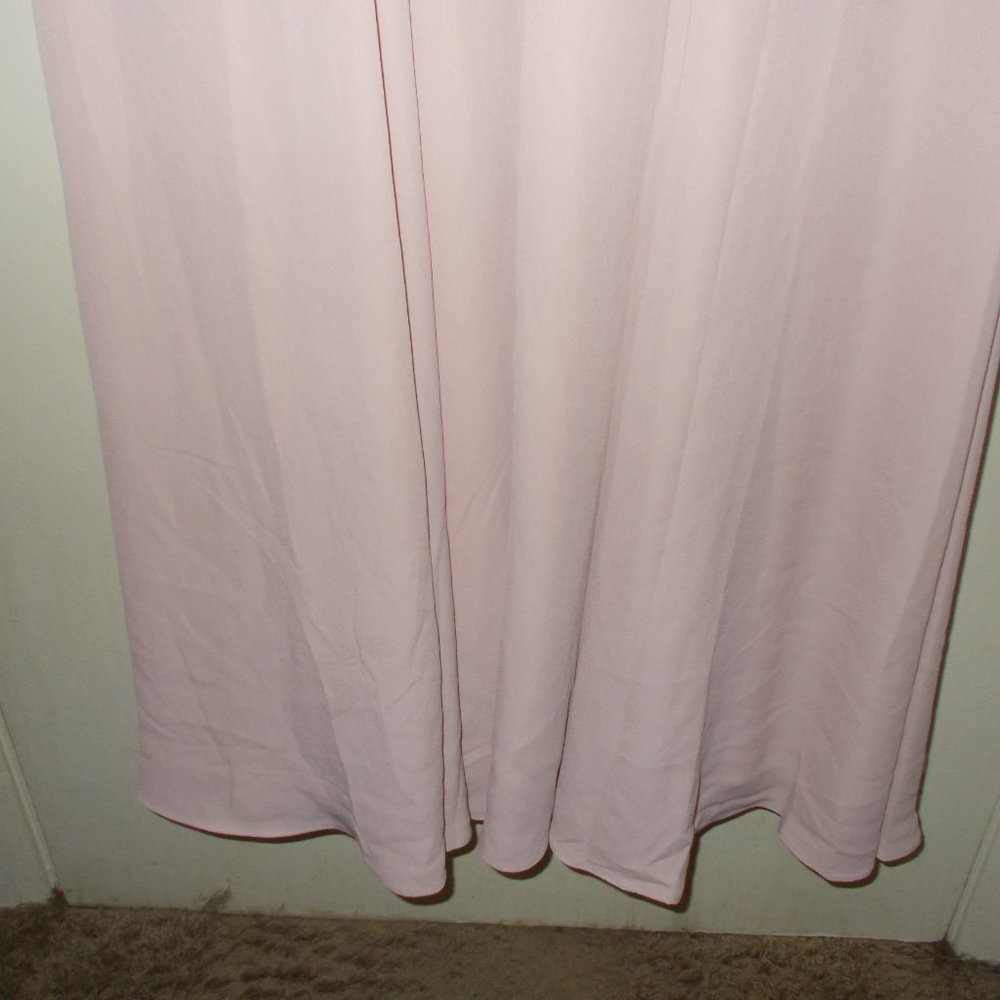 Wayf Kiara Empire Plunge Gown Rose Size Medium - Picture 3 of 8